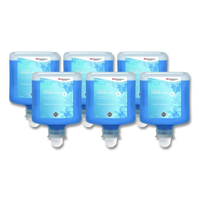 15183447 Refresh Foaming Hand Soap Manual Cartridge Refill, Fresh Apple Scent, 1 L, 6/Carton - Image 1