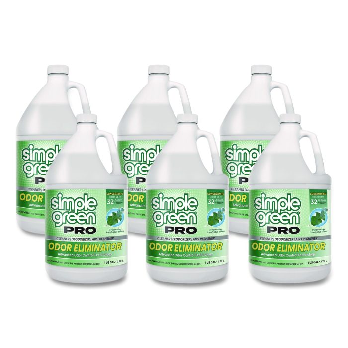 15105179 Pro Odor Eliminator, Eucalyptus Scent, 1 gal Bottle, 6/Carton - Image 1