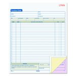 Purchase Order Book, 22 Lines, Three-Part Carbonless, 8.38 x 10.19, 50 Forms Total