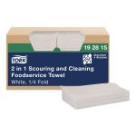 2 in 1 Wiper, 1-Ply, 13" x 21", White, 120/Carton