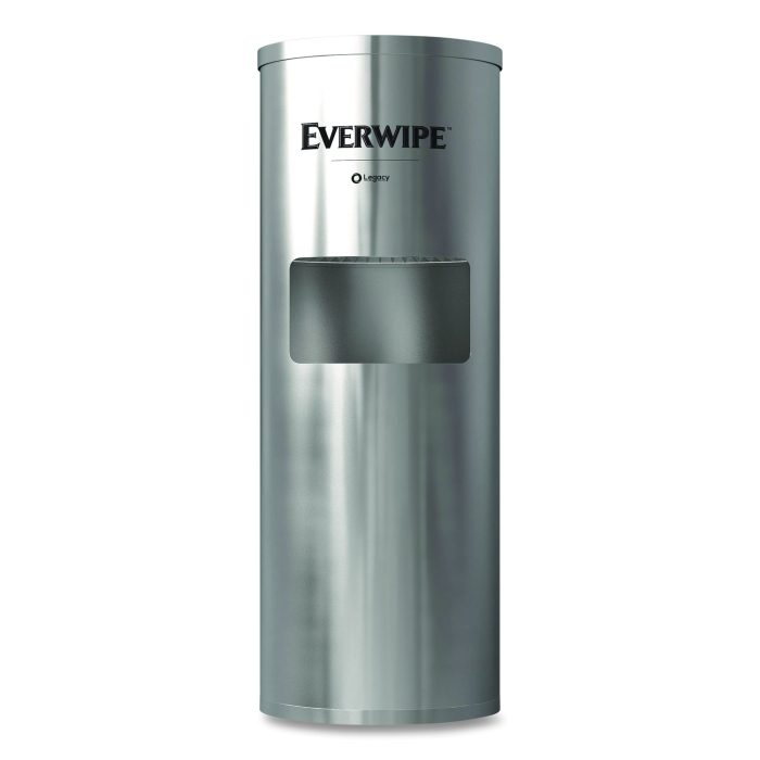15039180 Stainless Steel Wet Wipe Stand, 15 x 15 x 37.25, Stainless Steel - Image 1