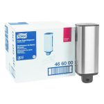 Foam Skincare Manual Dispenser, 1 L Bottle; 33 Oz Bottle, 4.25 X 4.25 X 11.38, Stainless Steel