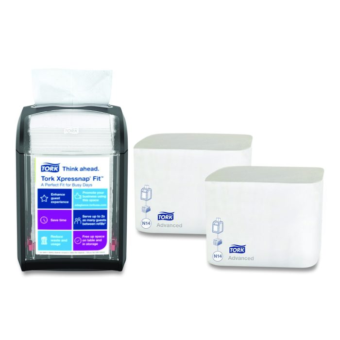 890025 Xpressnap Fit Starter Pack, 4 x 6 x 7, Black - Image 1