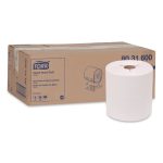 Universal Hand Towel Roll, Notched, 1-Ply, 7.5" x 630 ft, White, 6 Rolls/Carton