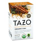 Tea Bags, Organic Chai, 16/Box, 6 Boxes/Carton