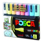 Water-Based Paint Markers, Medium Bullet Tip, 1.8 mm/2.5 mm, Assorted Colors, 8/Set