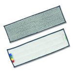 Excella Reusable Mopping Pad, 20 X 6, Gray With Color-Coding Tabs