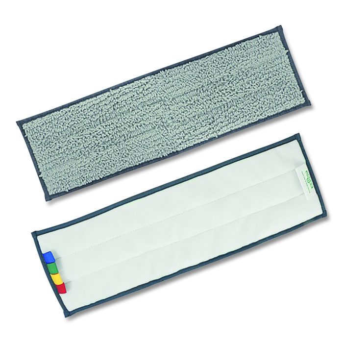713653 Excella Reusable Mopping Pad, 20 X 6, Gray With Color-Coding Tabs - Image 1