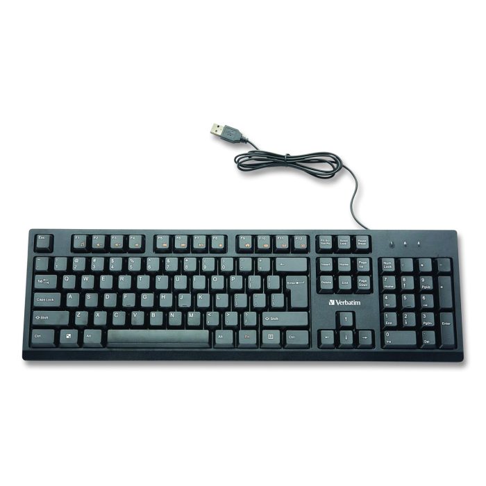 880316 Wired Keyboard, Black - Image 1