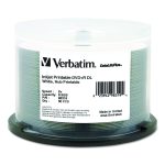 Dvd+r Dual Layer Printable Recordable Disc, 8.5 Gb, 8x, Spindle, White, 50/pack