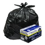 Heavy-Duty Contractor Clean-Up Bags, 60 Gal, 3 Mil, 32" X 50", Black, 20/carton