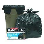 Super Value Pack Can Liners, 30 gal, 0.65 mil, 30" x 33", Black, 60/Box