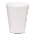 Foam Drink Cups, 10 oz, White, 1,000/Carton