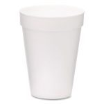 Foam Drink Cups, 14 oz, White, 1,000/Carton