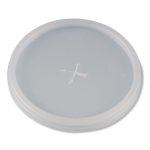 Plastic Lids for Foam Cups and Bowls, Slotted, Fits 8 oz to 10 oz Hot Cup, Translucent, 1,000/Carton