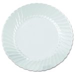 Classicware Plates, Plastic, 6" Dia, Clear, 18/bag, 10 Bags/carton