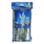 Reflections Heavyweight Plastic Utensils, Knife, Silver, 40/Pack