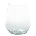 Reserv Stemless Glassware, 12 oz, Clear, 16 Cups/Tray, 4 Trays/Carton