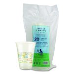 PLA Clear Cold Cups, 16 oz, 20/Pack