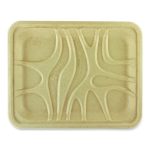 Fiber Meat and Produce Trays, 7.1 x 9.1 x 0.7, Natural, Paper, 500/Carton