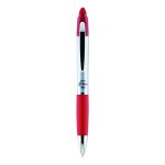 Z-Grip MAX Ballpoint Pen, Retractable, Medium 1 mm, Red Ink, Silver/Red Barrel, 12/Pack