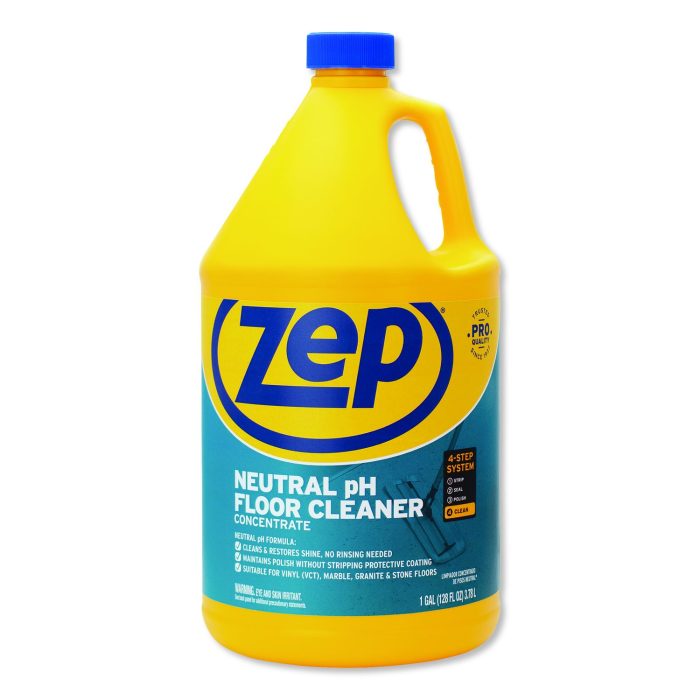 633601 Neutral Floor Cleaner, Fresh Scent, 1 Gal Bottle - Image 1