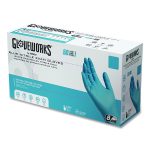 Blue Nitrile Exam Gloves, Powder-Free, X-Large, 8 mil Thick, 11.6" Long, Blue, 50/Box, 10 Boxes/Carton