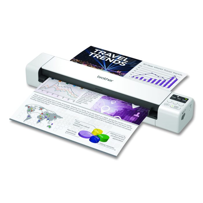661217 DS940DW Duplex and Wireless Compact Mobile Document Scanner, 600 dpi Optical Resolution, 1-Sheet Duplex Auto Document Feeder - Image 1