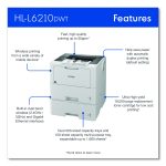 HL-L6210DWT Wireless Business Monochrome Laser Printer with Dual Paper Trays