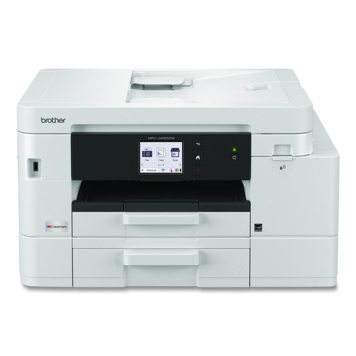 15134223 MFCJ4555DW INKvestment 4555 Wireless Color Inkjet All-in-One Printer, Copy/Fax/Print/Scan - Image 1
