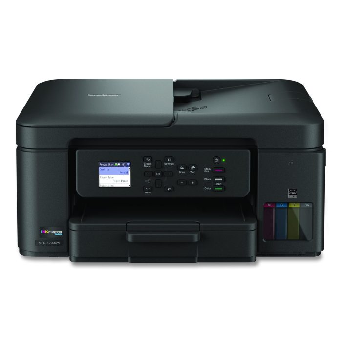 15134205 MFCT780DW INKvestment Tank 780 Wireless Color Inkjet All-in-One Printer, Copy/Print/Scan - Image 1