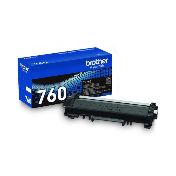 747211 TN760 High-Yield Toner, 3,000 Page Yield, Black - Image 1