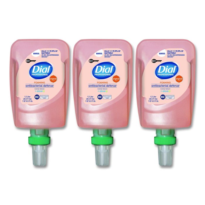 15178047 Antibacterial Defense Foaming Hand Wash Refill for FIT X1 Manual Dispenser, Original Scent, 1.2 L, 3/Carton - Image 1