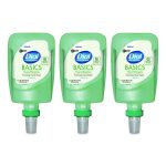 Basics Hypoallergenic Foaming Hand Soap Refill for FIT X1 Manual Dispenser, Fresh Floral Scent, 1 L, 3/Carton