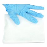 Disposable Microfiber Cloths, 12 X 12, White, 500/carton