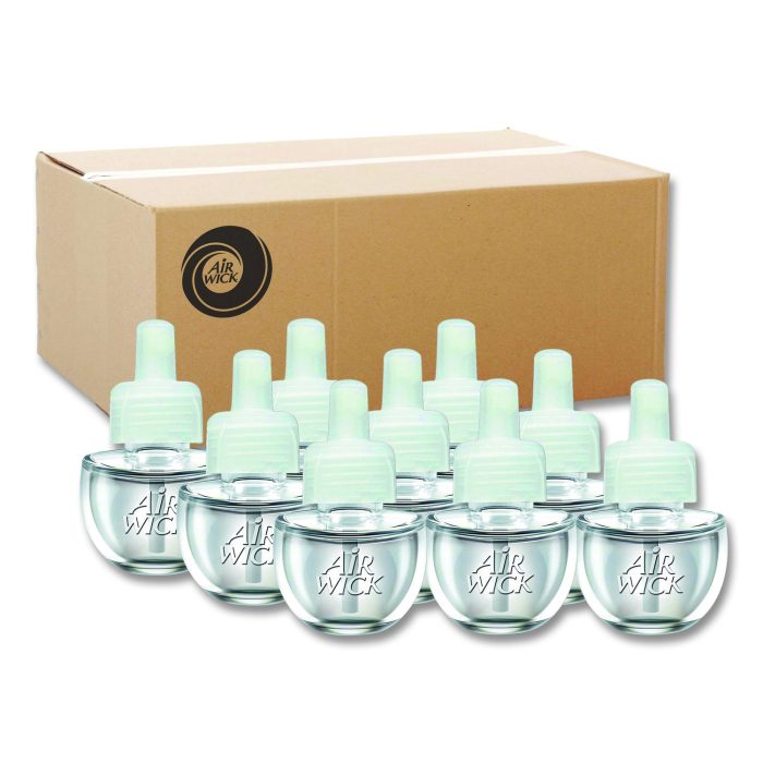 15063410 Scented Oil Refill Club Packs, Fresh Linen, 0.85 oz, 9 Refills/Carton - Image 1