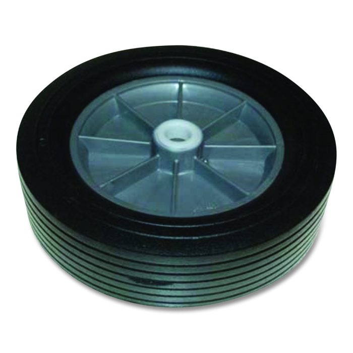 15017837 12-Inch Wheel for 1.5 Cu Yd Standard Duty Tilt Truck, Black - Image 1