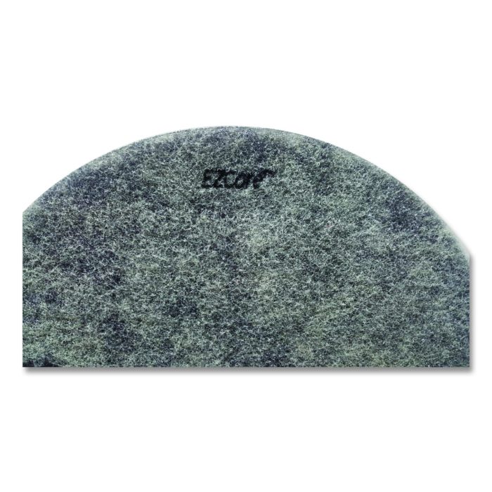 907428 EZ Care Polishing Pad, 20" Diameter, Black/Gray, 2/Carton - Image 1