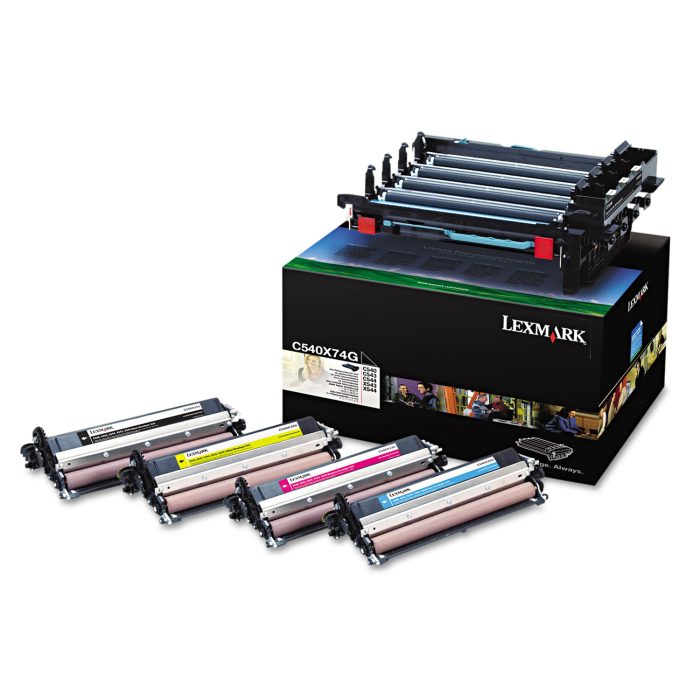 61038 C540x74g Return Program Photoconductor Unit, 30,000 Page-Yield, Black/cyan/magenta/yellow - Image 1