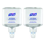 Vf Plus Hand Sanitizer Gel, 1,200 Ml Refill Bottle, Fragrance-Free, For Es8 Dispensers, 2/Carton