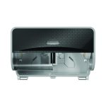 ICON Coreless Standard Roll Toilet Paper Dispenser, 8.43 x 13 x 7.25, Black Mosaic