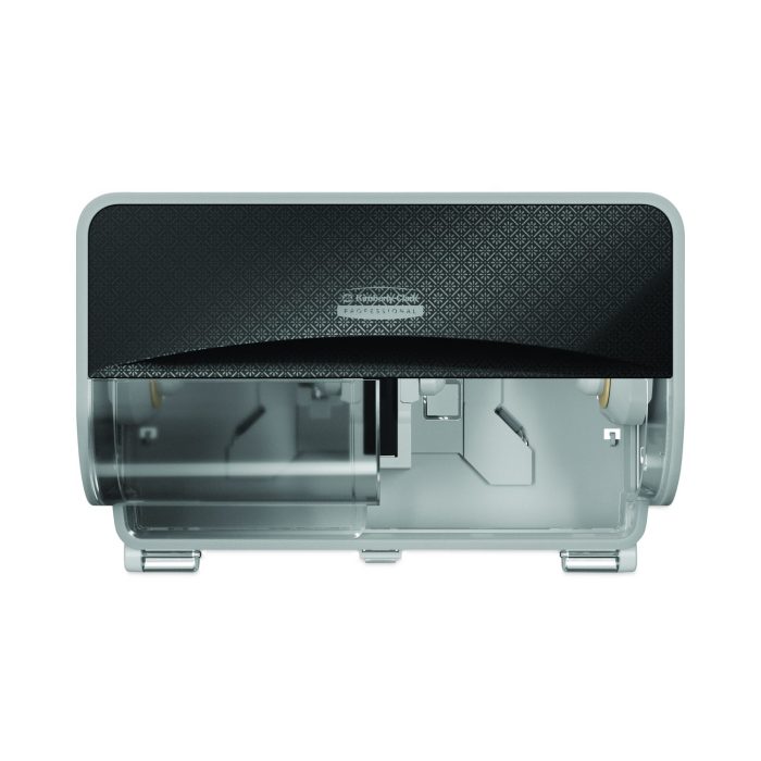 776011 ICON Coreless Standard Roll Toilet Paper Dispenser, 8.43 x 13 x 7.25, Black Mosaic - Image 1
