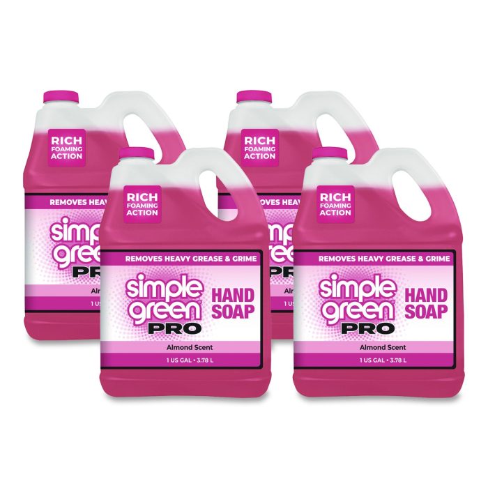 15099675 Pro Hand Soap, Almond Scent, 1 gal Bottle, 4/Carton - Image 1