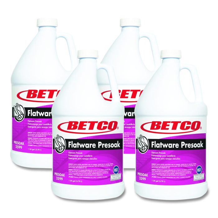 15092017 Flatware Presoak 1 gal Bottle, 4/Carton - Image 1