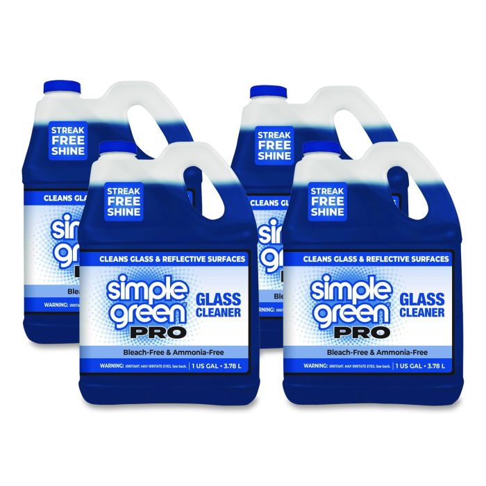 15099671 Pro Glass Cleaner, 1 gal Bottle, 4/Carton - Image 1