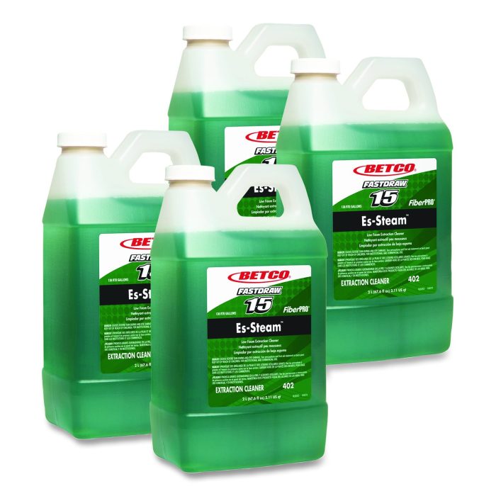 15092003 FiberPRO Es-Steam FastDraw Carpet Cleaner, Country Fresh Scent, 2 L Bottle, 4/Carton - Image 1