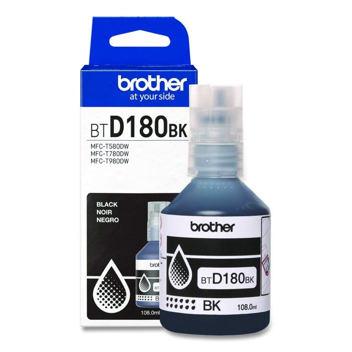 15139100 BTD180 INKvestment High Yield Ink, 7,500 Page-Yield, Black - Image 1
