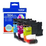 LC504 INKvestment Ink, 500 Page-Yield, Cyan/Magenta/Yellow, 3/Pack