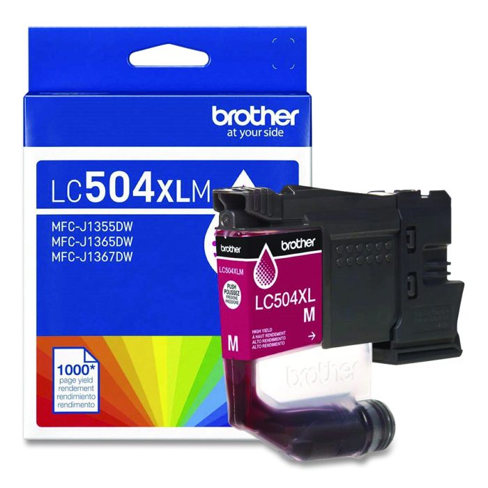 15139091 LC504 INKvestment, High-Yield Ink, 1,000 Page-Yield, Magenta - Image 1