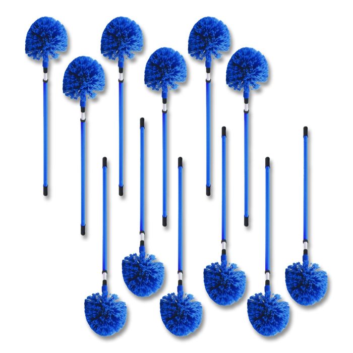 15147608 Metal Telescopic Handle, 1" x 34", Blue, 12/Carton - Image 1